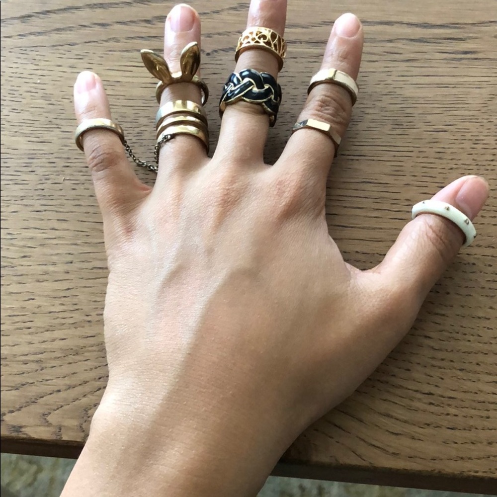 7 ring bundle / set - Picture 2 of 2